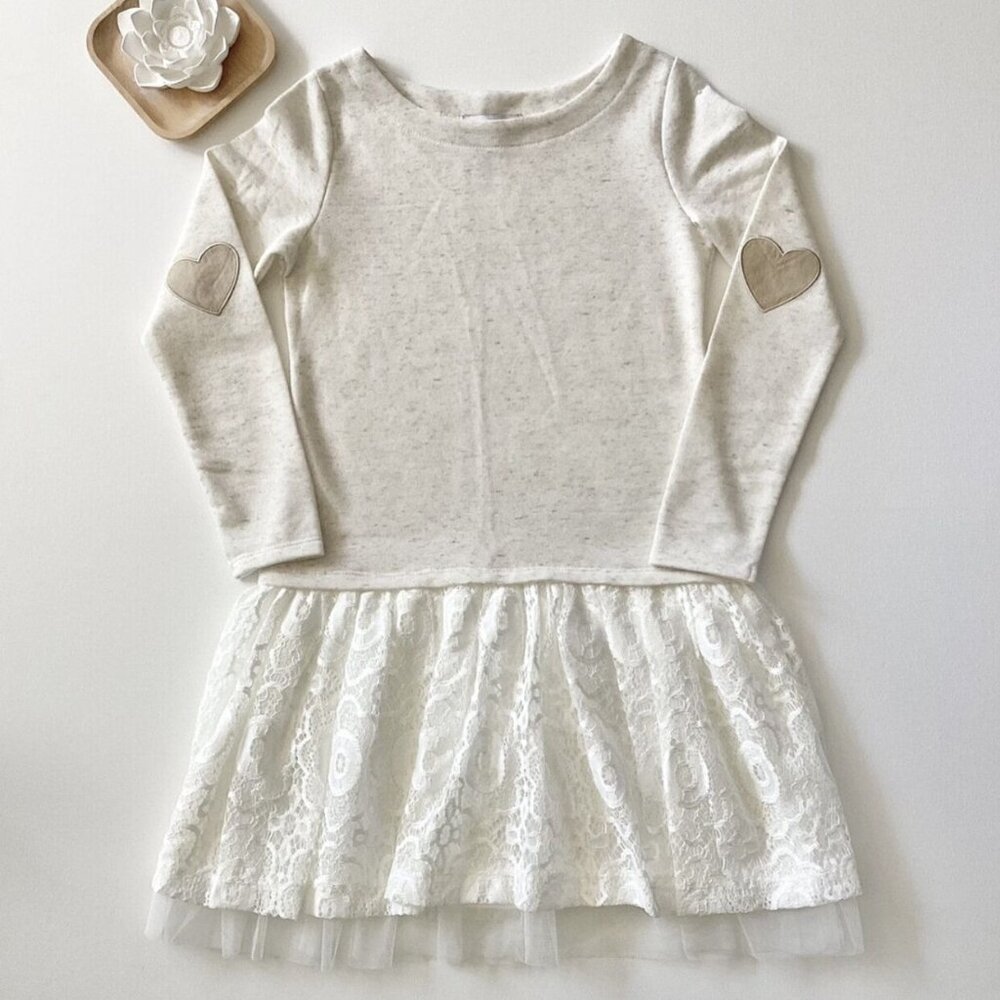 Chasing Fireflies Elbow Patch Lace Dress